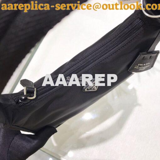 Replica Prada Re-Edition 2000 Nylon Mini-Bag 1NE515 Black 9