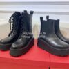 Replica Valentino VLogo 80 Leather Ankle Boots 23