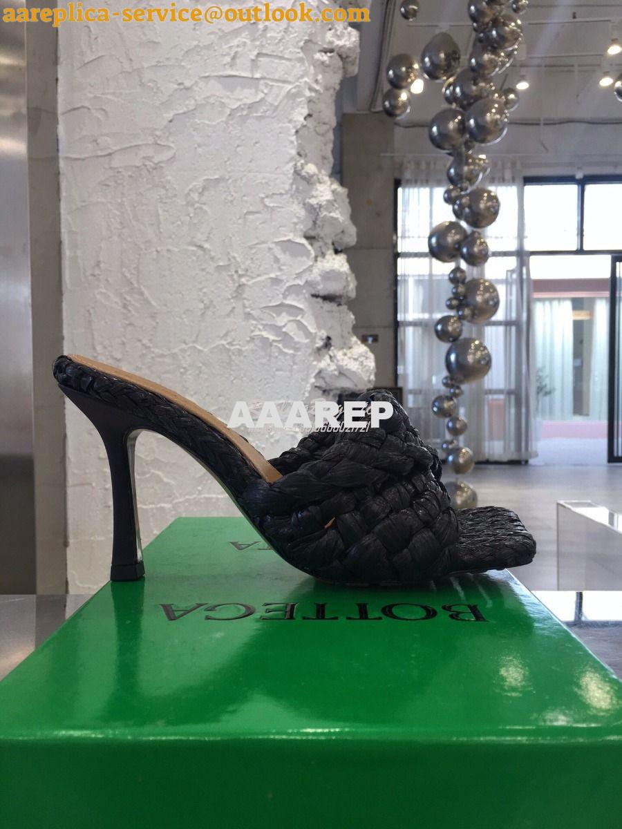 Replica Bottega Veneta BV Stretch Sandals with Intrecciato Raffia 6524 4 Replica Bottega Veneta BV Stretch Sandals with Intrecciato Raffia 6524 4