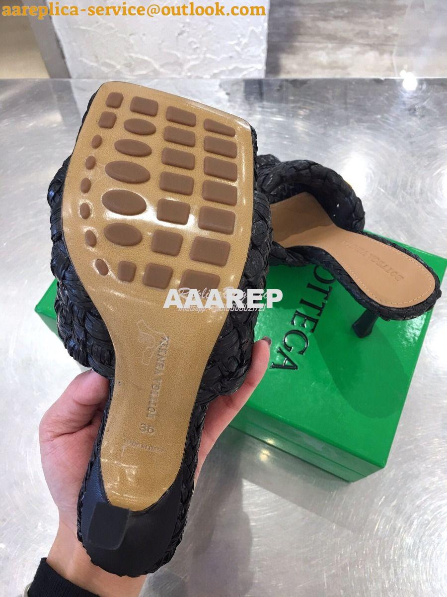 Replica Bottega Veneta BV Stretch Sandals with Intrecciato Raffia 6524 8 Replica Bottega Veneta BV Stretch Sandals with Intrecciato Raffia 6524 8