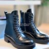 Replica Prada Naplak Leather Laced Shoes 1E278M Black 10
