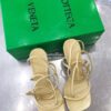 Replica Bottega Veneta BV By Line Stretch Sandals 630178 Coral 10