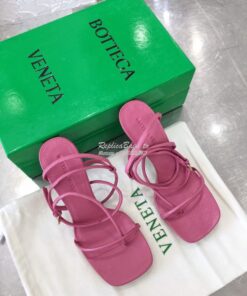 Replica Bottega Veneta BV By Line Stretch Sandals 630178 Pink