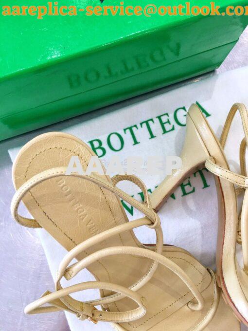 Replica Bottega Veneta BV By Line Stretch Sandals 630178 Butter 7
