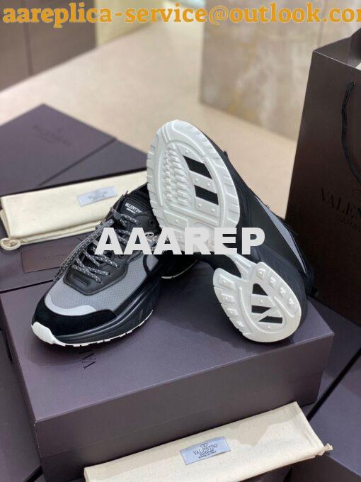 Replica Valentino SheGoes Men Female Sneaker in Split Leather And Mesh 9