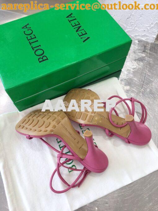 Replica Bottega Veneta BV By Line Stretch Sandals 630178 Pink 9