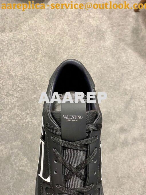Replica Valentino VL7N Sneaker In Banded Calfskin Leather VW2S0V66 C10 7