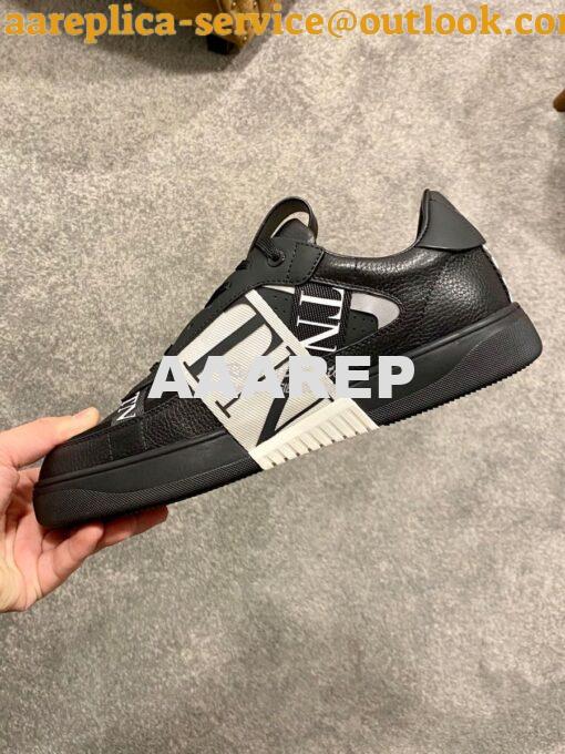 Replica Valentino VL7N Sneaker In Banded Calfskin Leather VW2S0V66 C08 5
