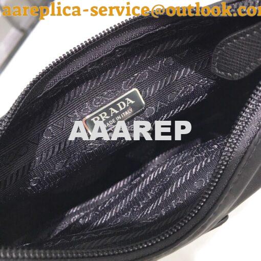 Replica Prada Re-Edition 2000 Nylon Mini-Bag 1NE515 Black 12
