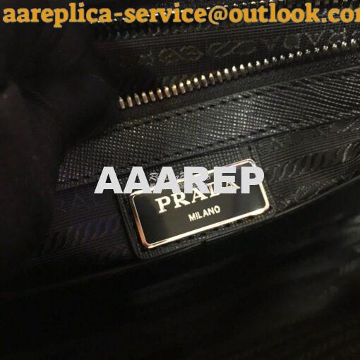 Replica Prada Nylon and Saffiano Leather Shoulder Bag 2VD769 Yellow 9