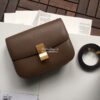 Replica Celine Classic Box Bag in Calfskin with Cork Effect Brown 15