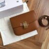 Replica Celine Classic Box Bag in Calfskin with Cork Effect Brown