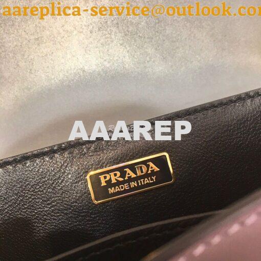 Replica Prada Cahier Leather Bag 1BD045 Tone Grey 9