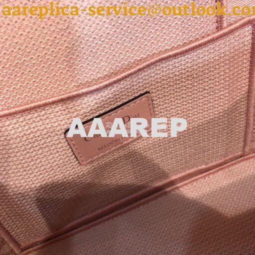 Replica Dior Travel Vanity Bag Pink Cannage Embroidery S5417 10