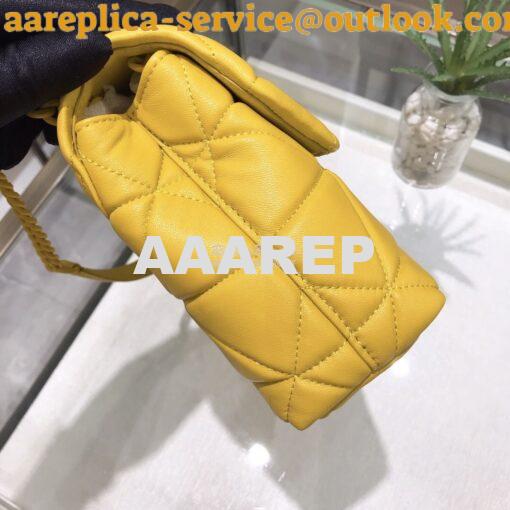 Replica Prada Small Spectrum Shoulder Bag 1BD233 Yellow 5