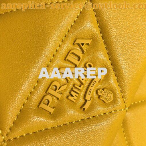 Replica Prada Small Spectrum Shoulder Bag 1BD233 Yellow 7