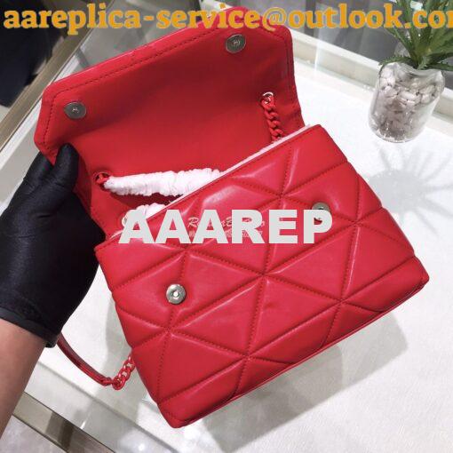Replica Prada Small Spectrum Shoulder Bag 1BD233 Red 8