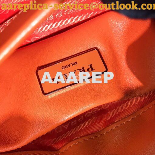 Replica Prada Small Spectrum Shoulder Bag 1BD233 Orange 10