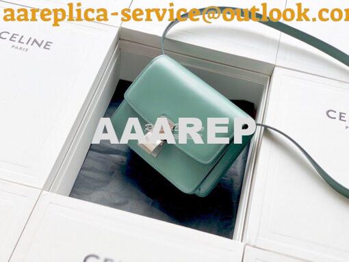 Replica Celine Classic Box Bag in Smooth Calfskin Celadon