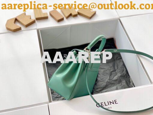 Replica Celine 16 Bag In Satinated Calfskin 187373 2 Sizes Celadon 2