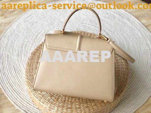 Replica Celine 16 Bag In Satinated Calfskin 187373 2 Sizes Beige 9