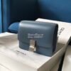 Replica Celine Classic Box Bag in Smooth Calfskin Ash Blue