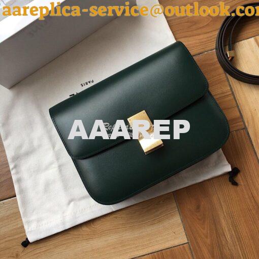 Replica Celine Classic Box Bag in Smooth Calfskin Amazone