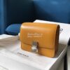 Replica Celine Classic Box Bag in Smooth Calfskin Yellow
