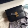 Replica Celine Classic Box Bag in Smooth Calfskin Dark Grey 15
