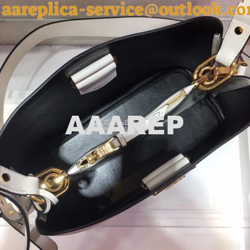Replica Prada Matinée Small Handbag 1BA251 White 5
