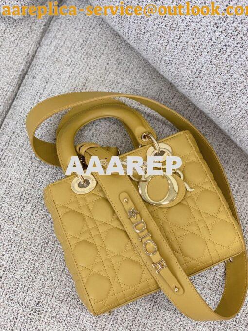 Replica Dior My ABCdior Lady Dior Bag M0538 Yellow 3