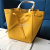 Replica Celine Vertical Cabas Bag In Canvas With Print And Calfskin 19 16