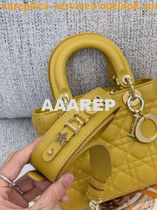 Replica Dior My ABCdior Lady Dior Bag M0538 Yellow 6