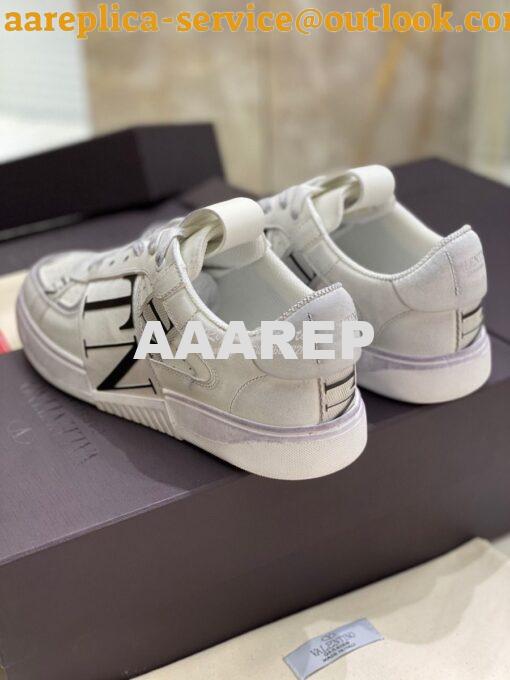 Replica Valentino Low-Top Calfskin VL7N Sneaker With Bands Vintage “Wo 8