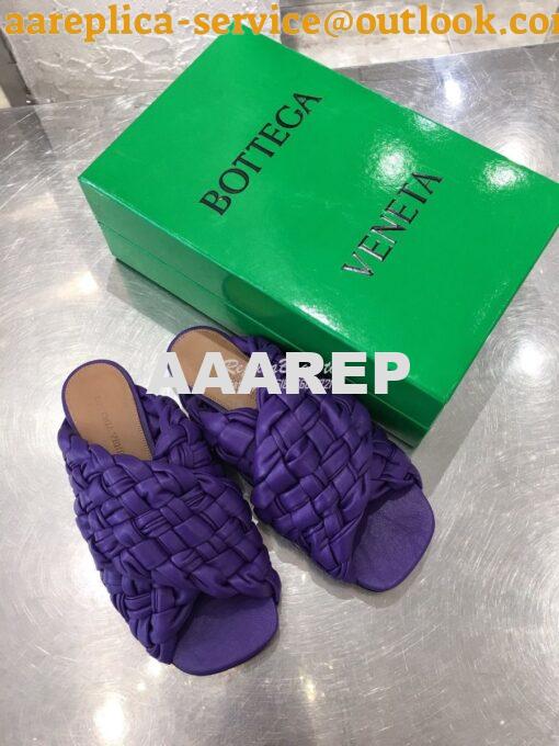 Replica Bottega Veneta BV Board Sandals 631935 Purple 2