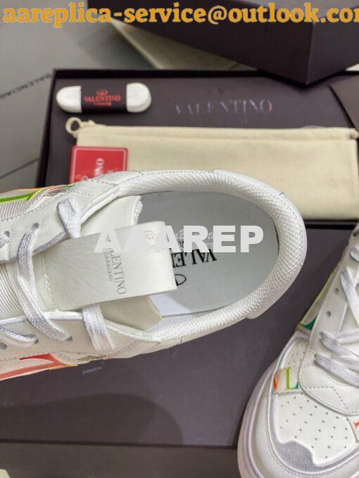 Replica Valentino Low-Top Calfskin VL7N Sneaker With Bands Vintage “Wo 6
