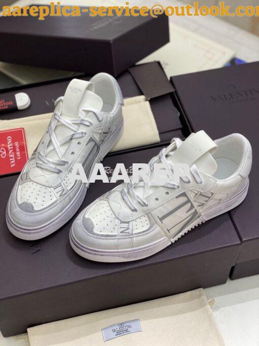 Replica Valentino Low-Top Calfskin VL7N Sneaker With Bands Vintage “Wo 4