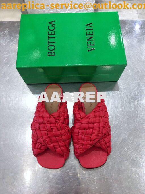 Replica Bottega Veneta BV Board Sandals 631935 Red 2