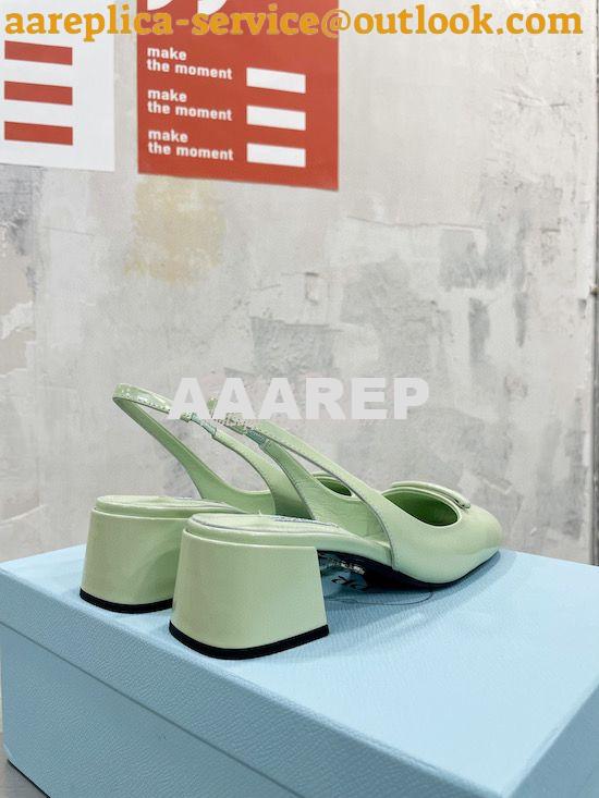 Replica Prada Brushed Leather Slingback Pumps 1I767 18 Replica Prada Brushed Leather Slingback Pumps 1I767 18