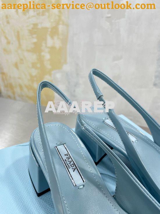 Replica Prada Brushed Leather Slingback Pumps 1I767 31 Replica Prada Brushed Leather Slingback Pumps 1I767 31