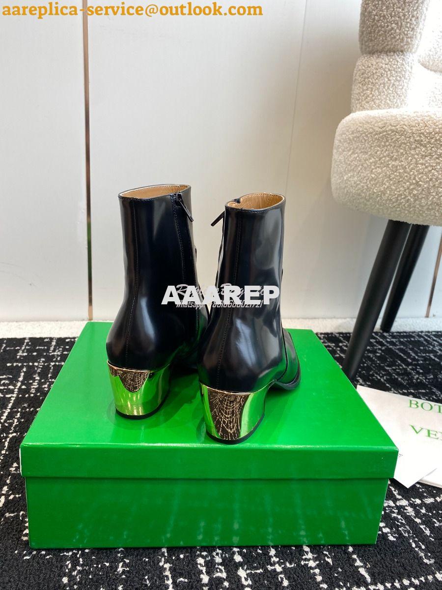 Replica Bottega Veneta BV Tex Ankle Boot 5cm Galvanized heel 763837 11 Replica Bottega Veneta BV Tex Ankle Boot 5cm Galvanized heel 763837 11