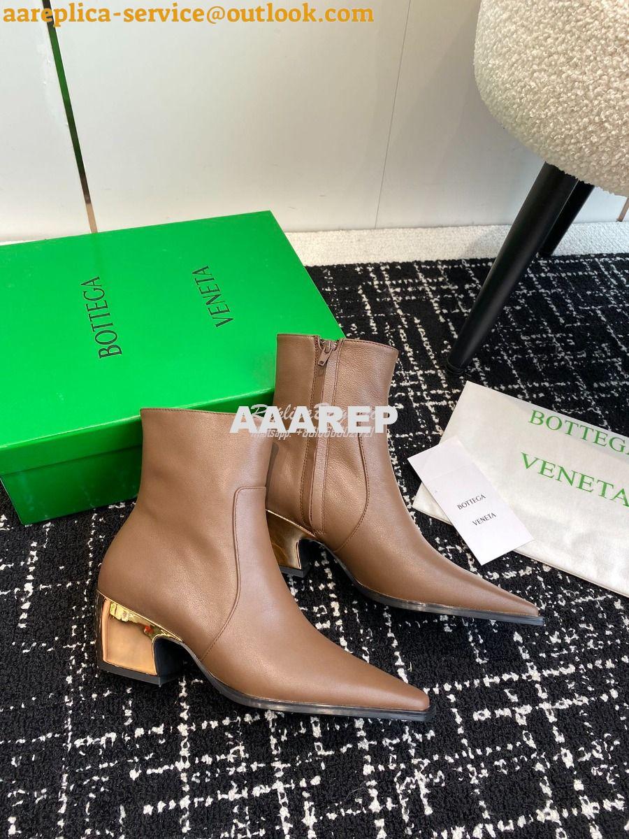 Replica Bottega Veneta BV Tex Ankle Boot 5cm Galvanized heel 763837 16 Replica Bottega Veneta BV Tex Ankle Boot 5cm Galvanized heel 763837 16