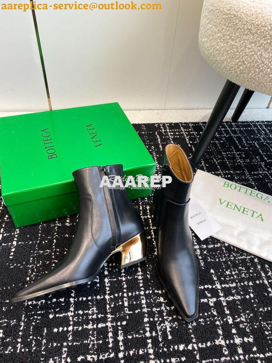 Replica Bottega Veneta BV Tex Ankle Boot 5cm Galvanized heel 763837 25 Replica Bottega Veneta BV Tex Ankle Boot 5cm Galvanized heel 763837 25