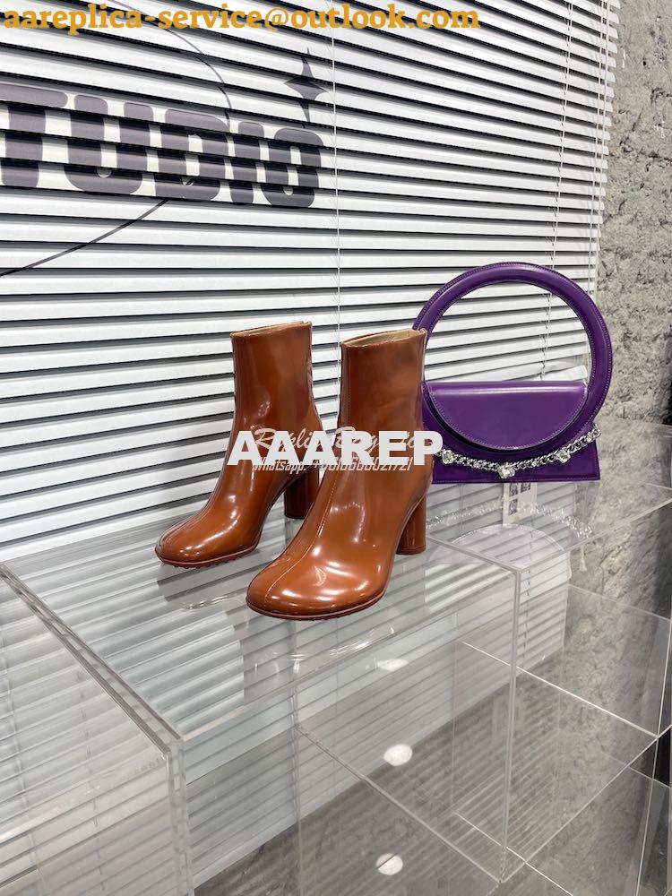 Replica Bottega Veneta BV Atomic Ankle Boot in Lambskin 753881 Brown Replica Bottega Veneta BV Atomic Ankle Boot in Lambskin 753881 Brown