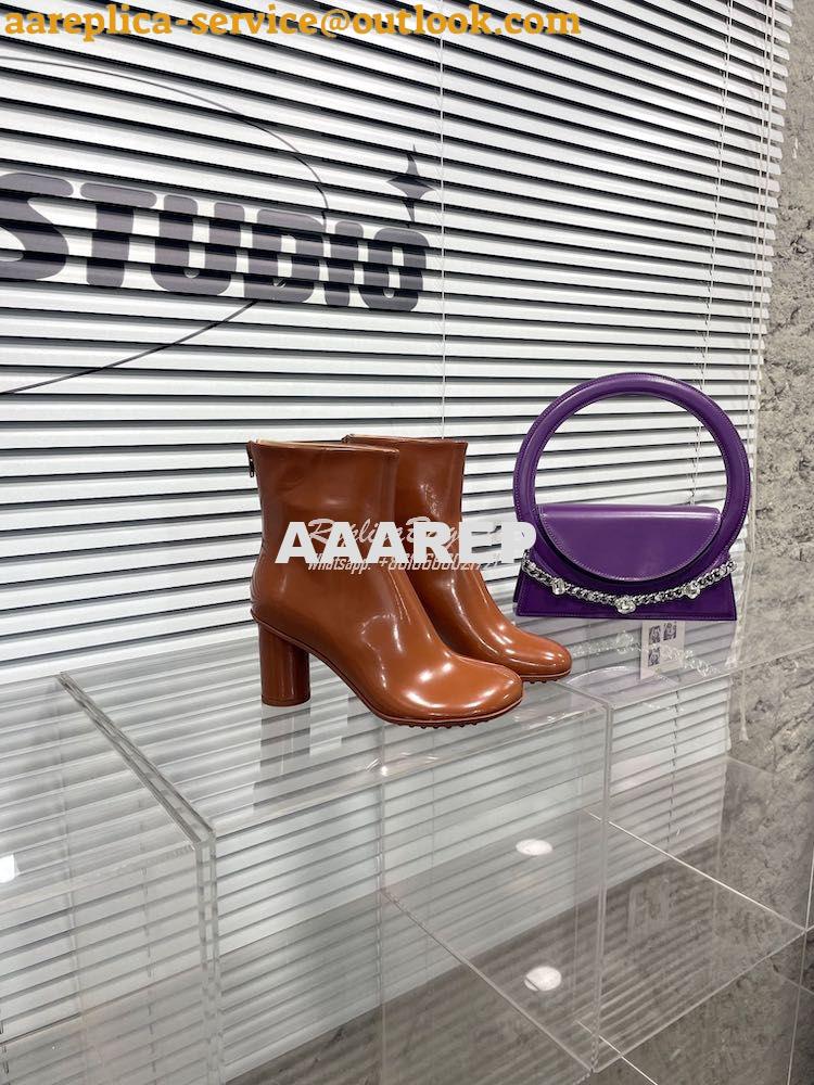 Replica Bottega Veneta BV Atomic Ankle Boot in Lambskin 753881 Brown 3 Replica Bottega Veneta BV Atomic Ankle Boot in Lambskin 753881 Brown 3
