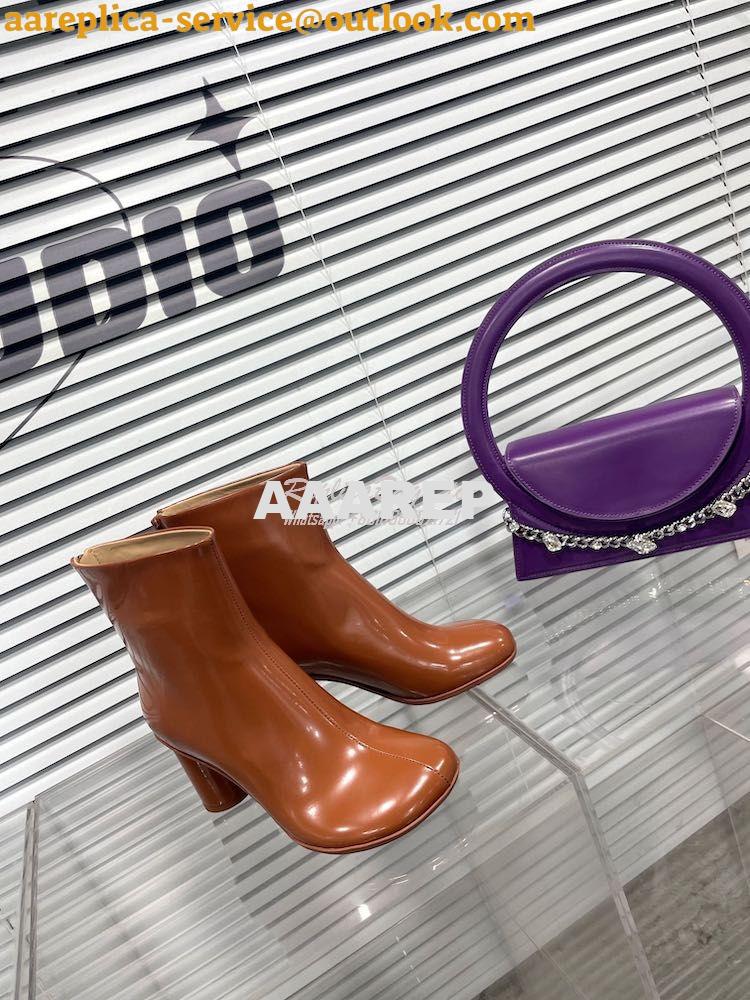Replica Bottega Veneta BV Atomic Ankle Boot in Lambskin 753881 Brown 5 Replica Bottega Veneta BV Atomic Ankle Boot in Lambskin 753881 Brown 5