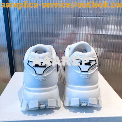 Replica Prada Cloudbust Thunder Sneakers Men Female 2EG293 White 8