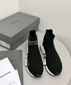 Replica Balenciaga Speed 2.0 Sneaker 617196 Black White 2