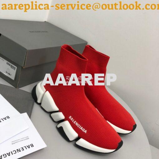 Replica Balenciaga Speed 2.0 Sneaker 617196 Red