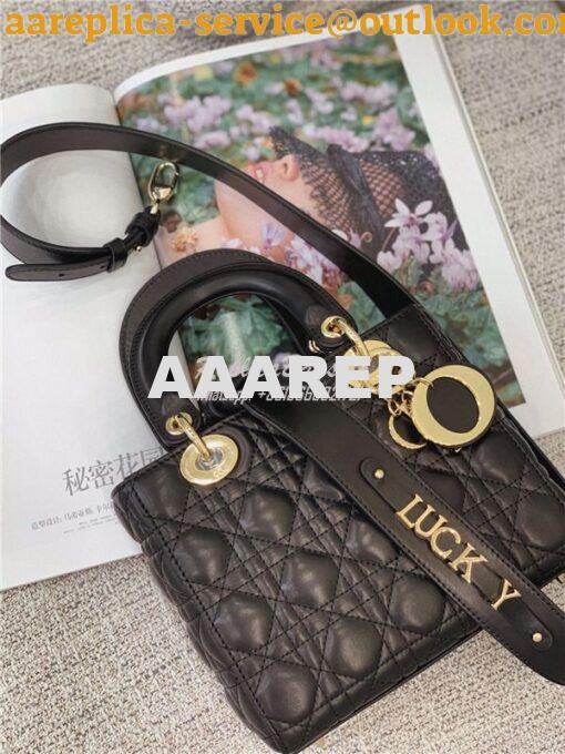 Replica Dior My ABCdior Lady Dior Bag M0538 Black 7